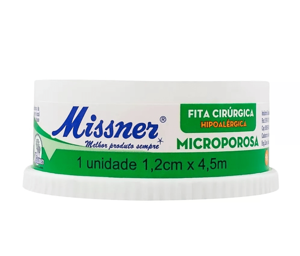 FITA MICROPOROSA  1,2CM X 4,5M