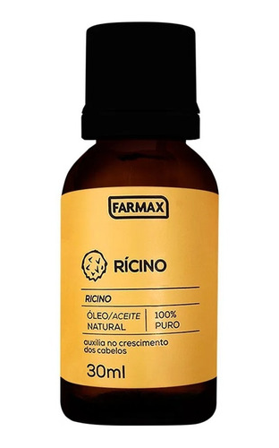 OLEO DE RICINO 100% PURO CAPILAR 30ML