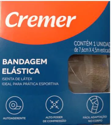 BANDAGEM ELASTICA BEGE 7,6X4,5CM CREMER
