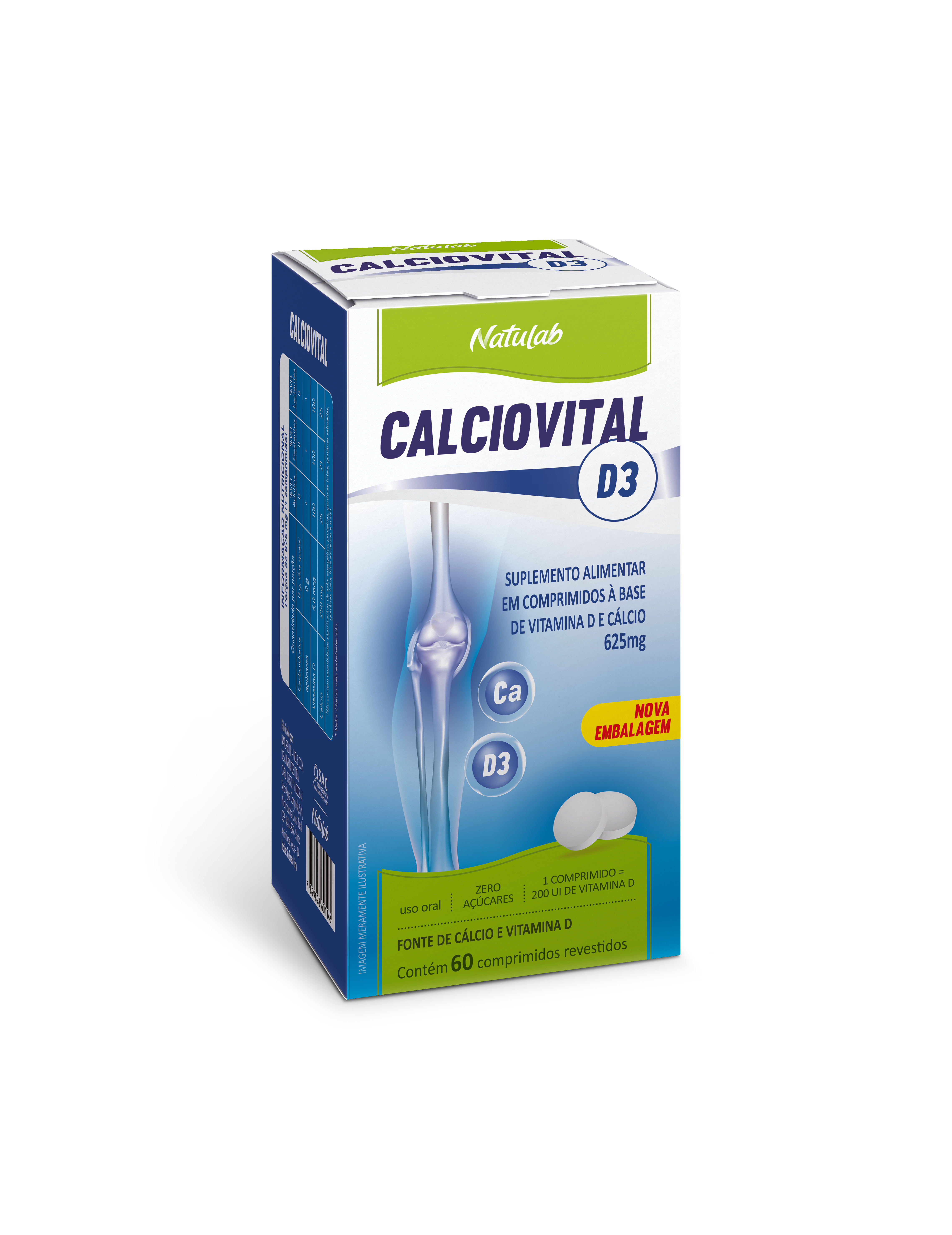 CALCIOVITAL D3 625+D C/60 CPRV.