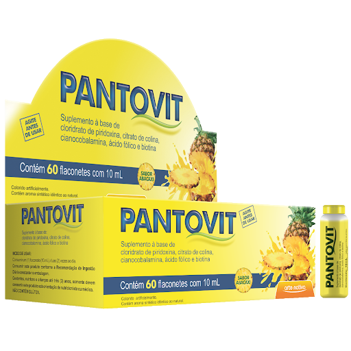 PANTOVIT DISPLAY C/60 FLAC. 10ML ABACAXI
