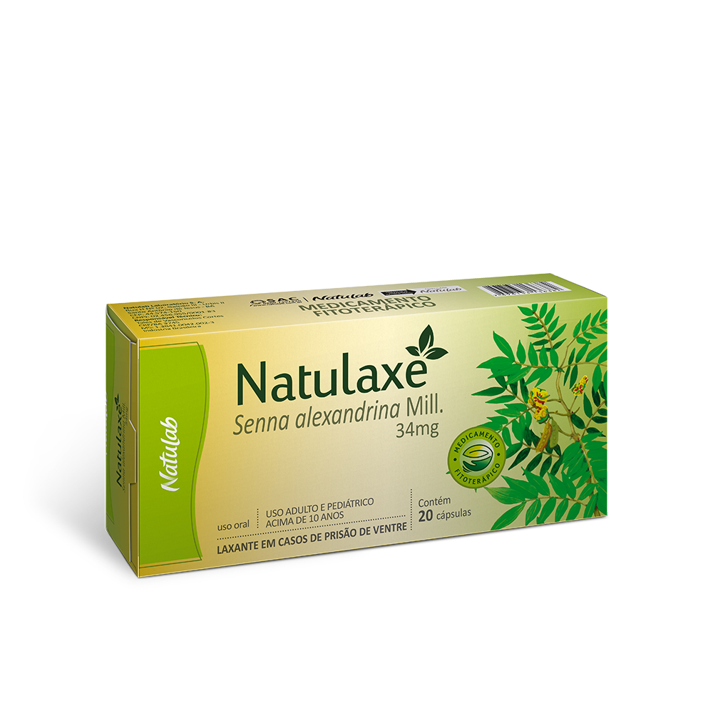 NATULAXE 34MG C/20 CAPS.