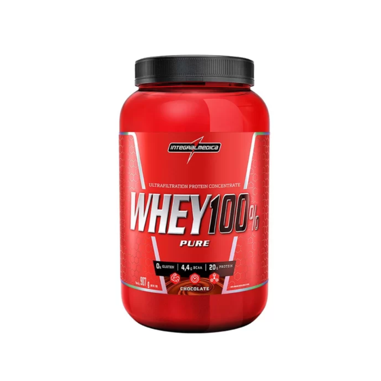 100% PURE WHEY 900G POTE CHOCOLATE