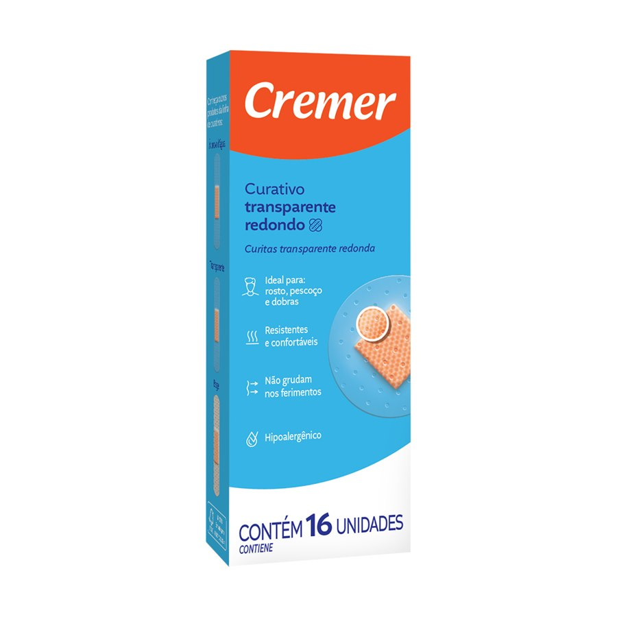 CURATIVO CREMER REDONDO C/16 UN