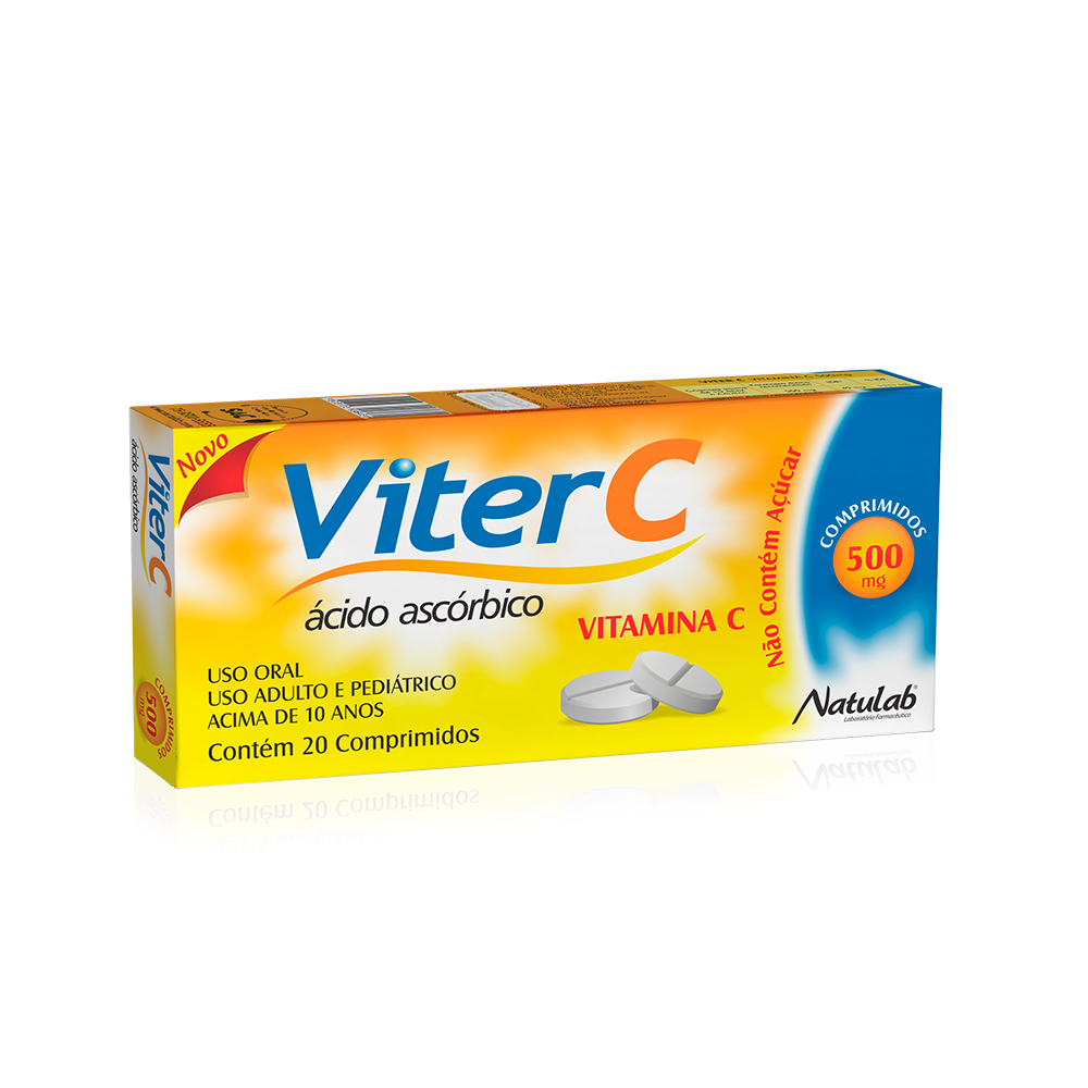 VITER C  500MG. C/20 CPR. S/AÇUCAR