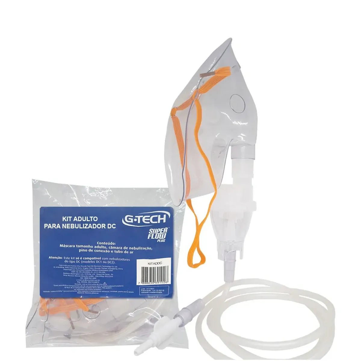 KIT P/NEBULIZACAO AD. C/03 PCS.