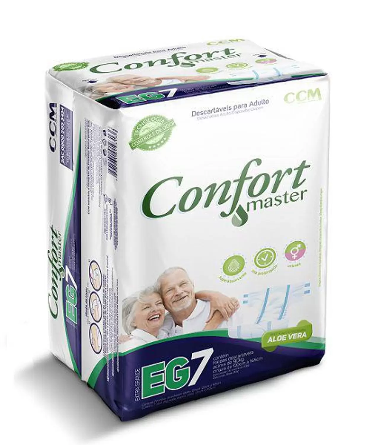 FRALDA CONFORT MASTER GER.”EG” C/07 UN.
