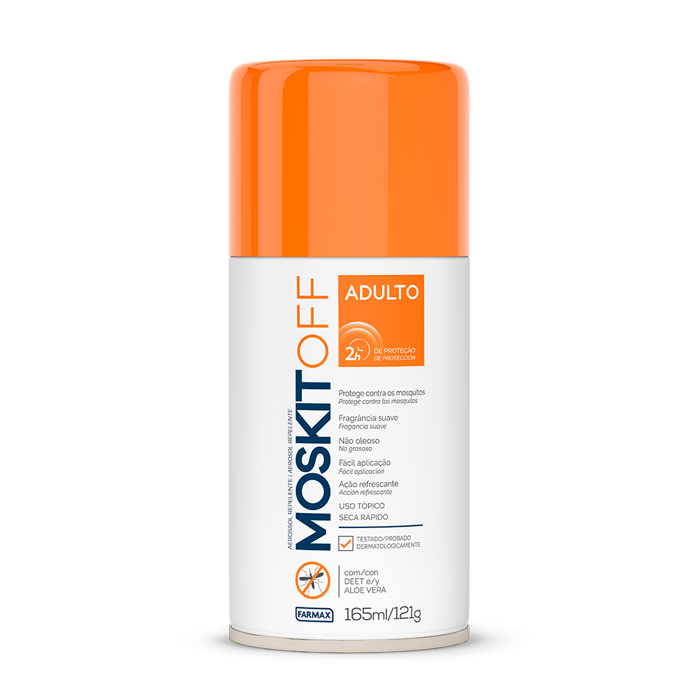 LOCAO REPELENTE MOSKITOFF AEROSOL 165ML