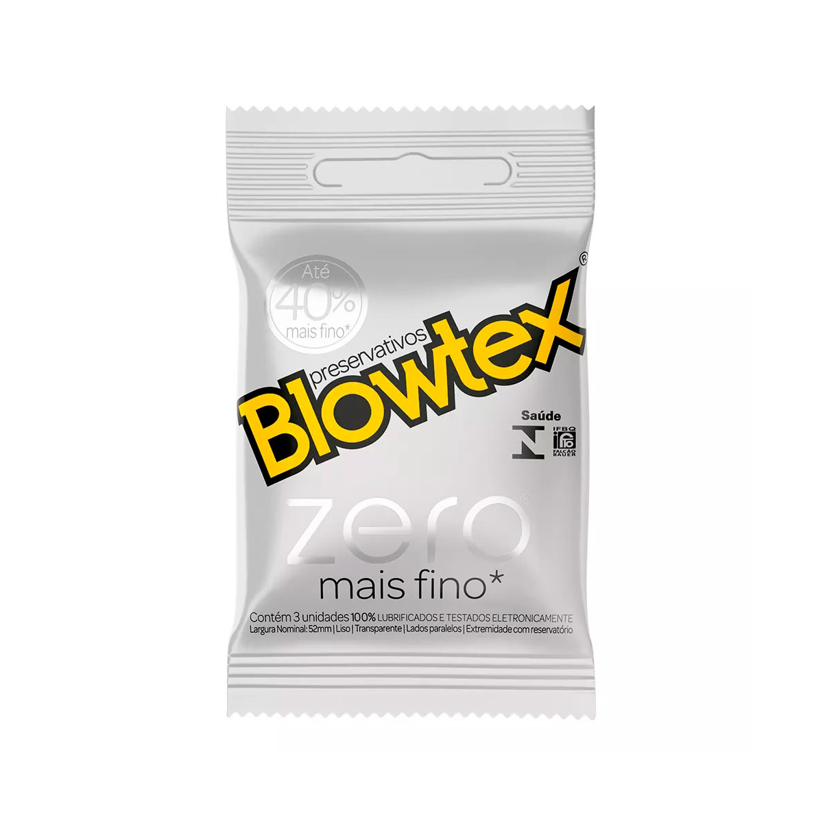 PRESERV. BLOWTEX C/03 LUB. ZERO MAIS FIN