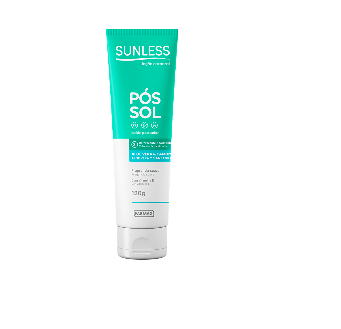 LOCAO POS-SOL ALOE VERA/CAMOMILA 120ML