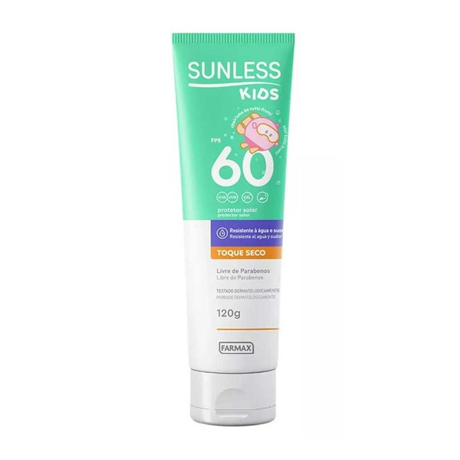 PROTETOR SOLAR SUNLESS KIDS FPS 60 120G