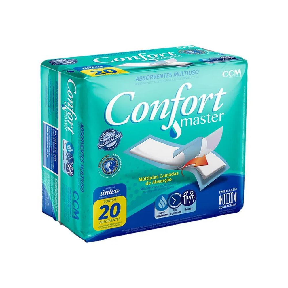 ABSORVENTE MULTIUSO CONFORT MASTER C/20