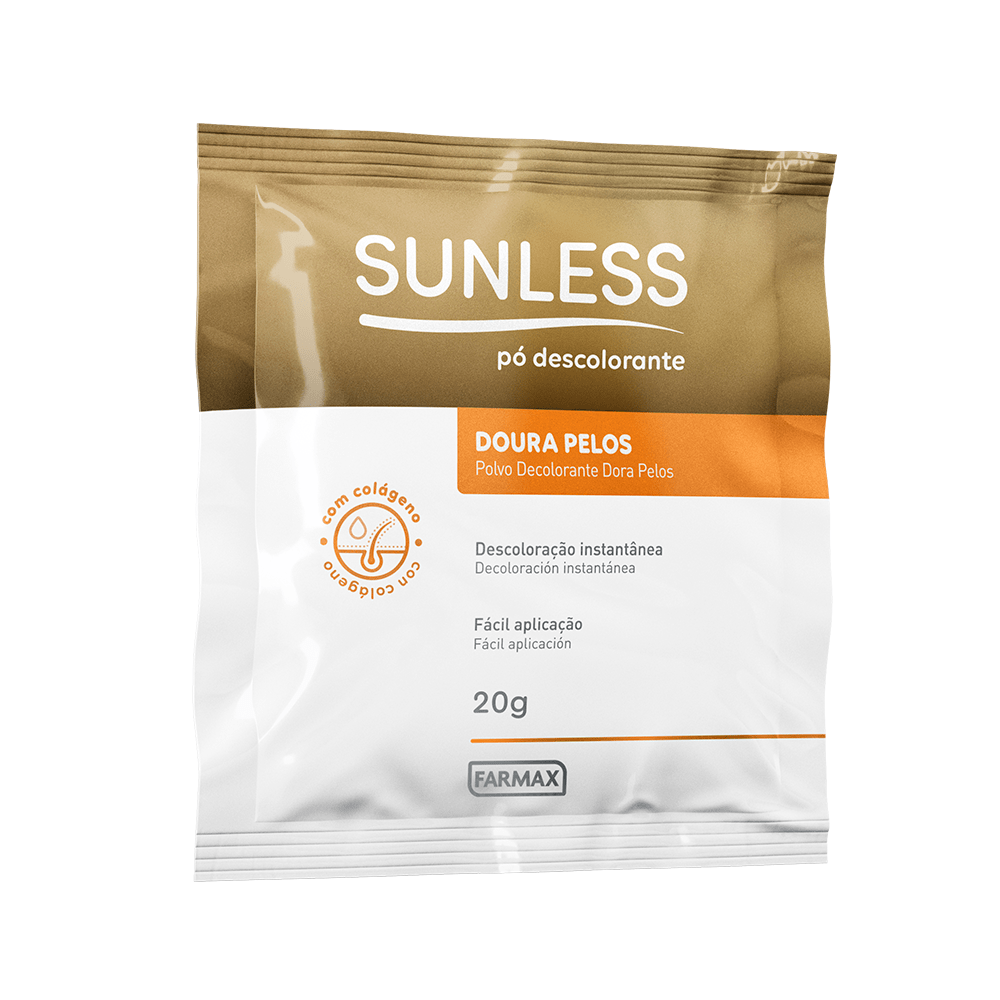 PO DESCOL. DOURA PELOS  SUNLESS 20G
