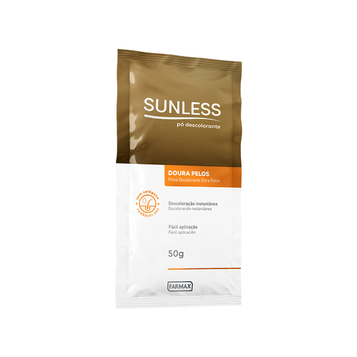 PO DESCOL. DOURA PELOS  SUNLESS 50G