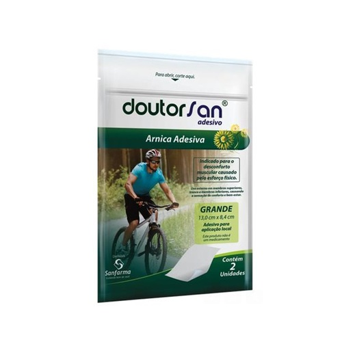 DOUTORSAN ADESIVO 13X8,4CM C/2 UND.