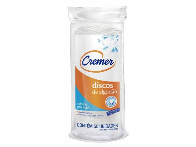 ALGODAO EM DISCO FACE LISA C/50 UN