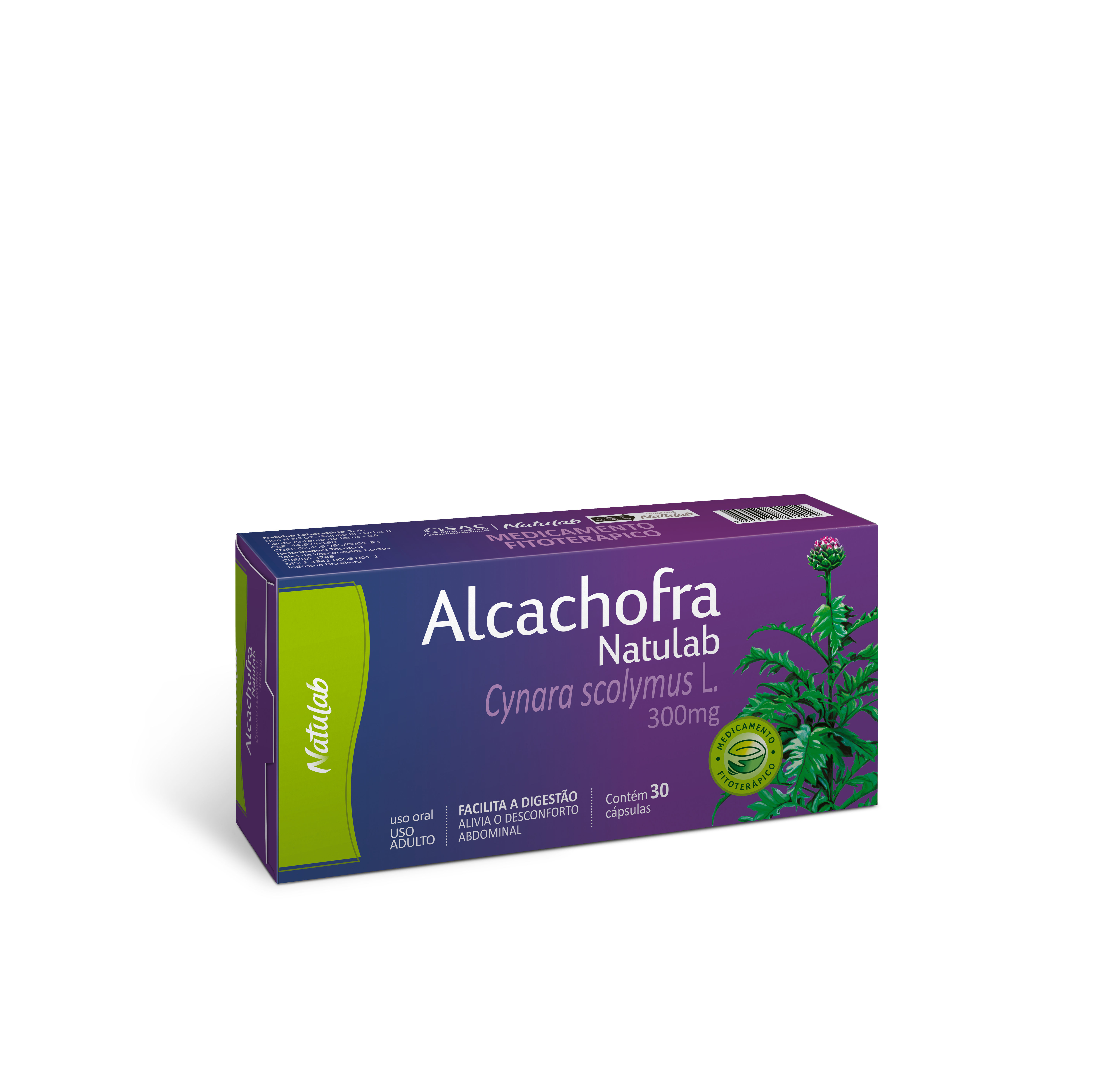 ALCACHOFRA 300MG C/30 CAPS.