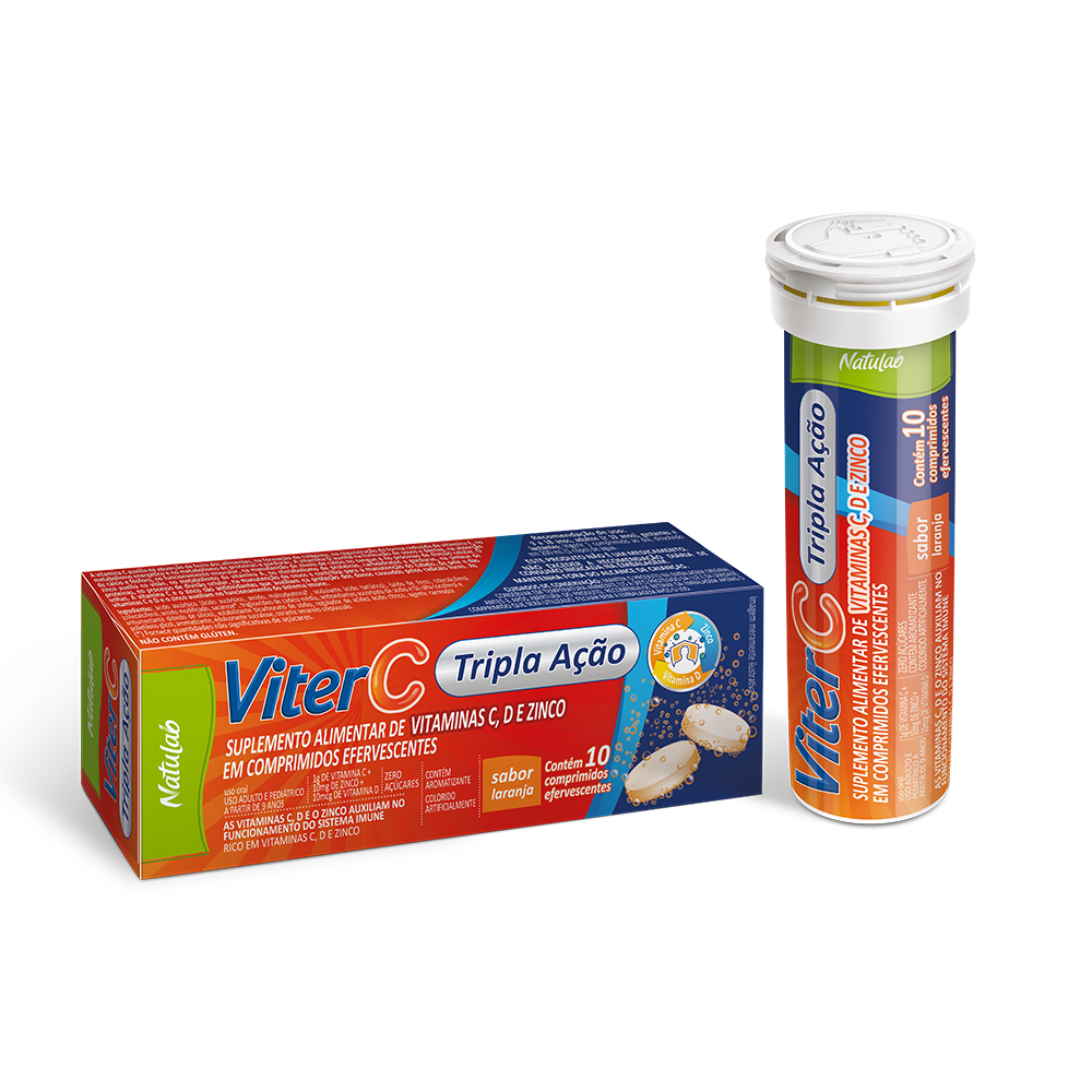 VITER C 1G. TRIPLA ACAO C/10 CPR.EFERV.
