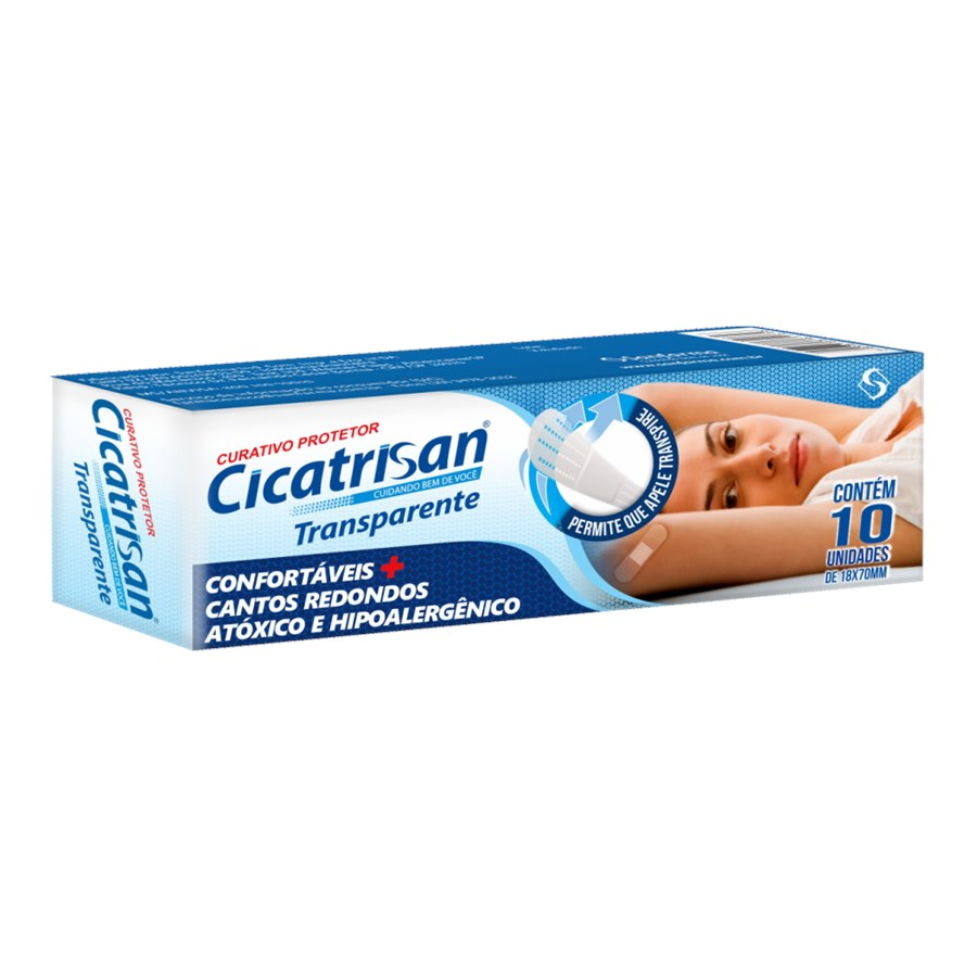 CURATIVO CICATRISAN  TRANSP. C/10 UN