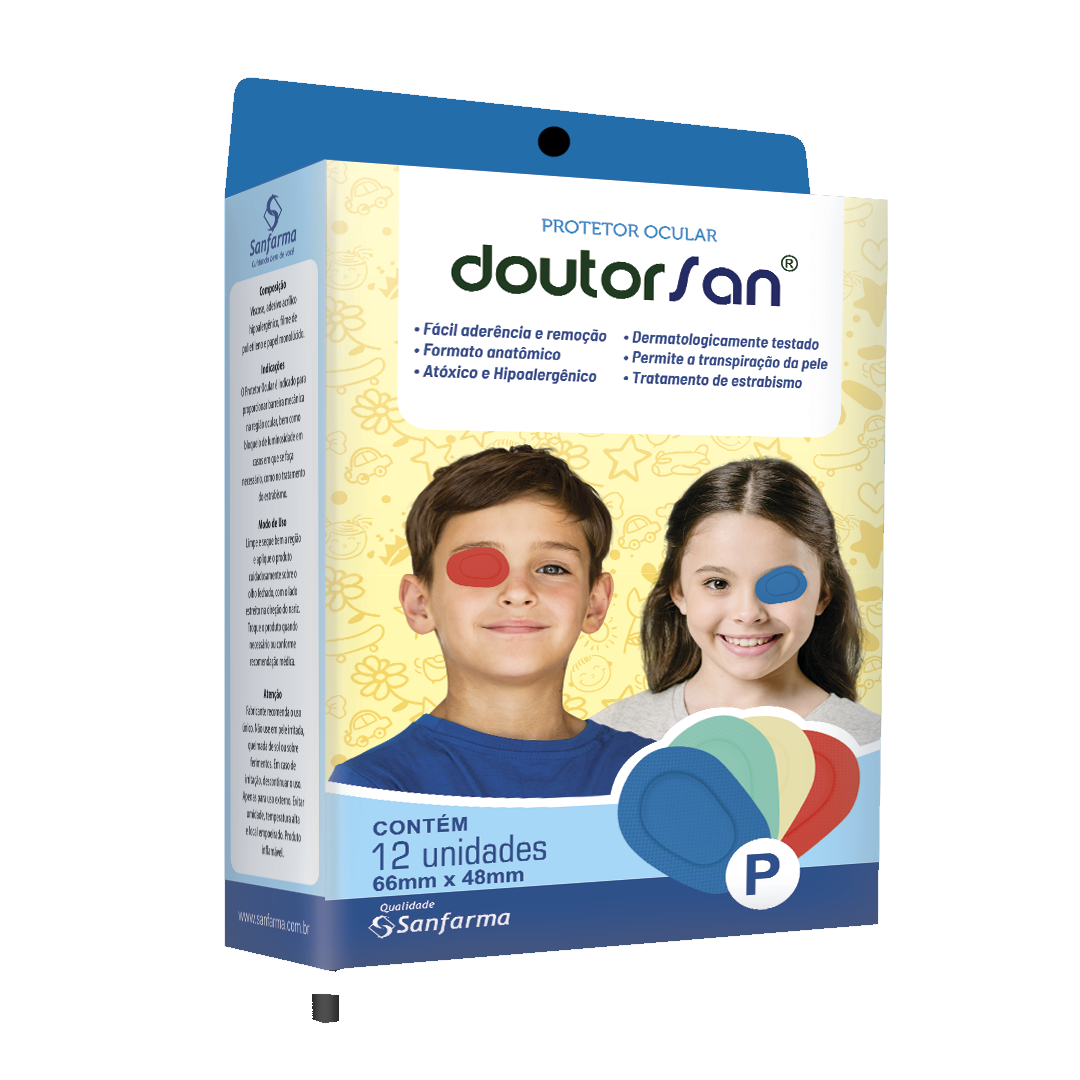 PROTETOR OCULAR INF. COLOR. ”P” C/12 UN.