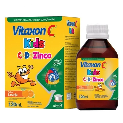 VITAXON C+VIT.D+ZINCO KIDS LARANJA 120ML