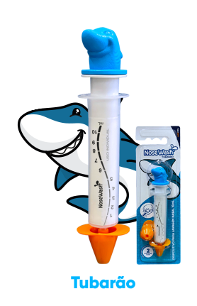 DISPOS. P/LAVAGEM NASAL 10ML (TUBARAO)