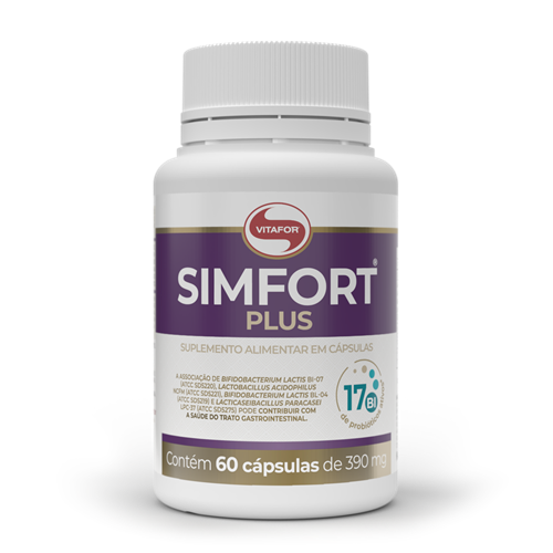 SIMFORT PLUS PROBIOTICO 390MG C/60 CAPS.