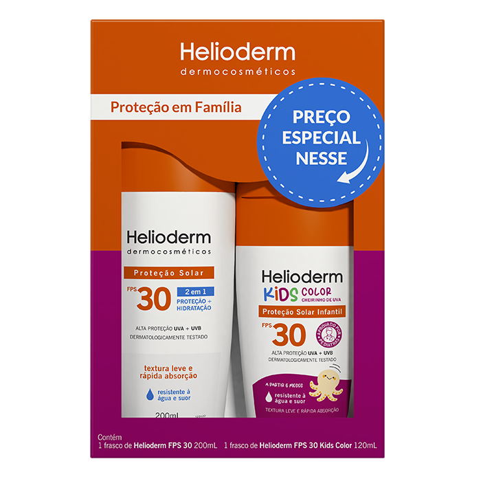 KIT PROT. FPS30 200ML+FPS30 KIDS UVA120M