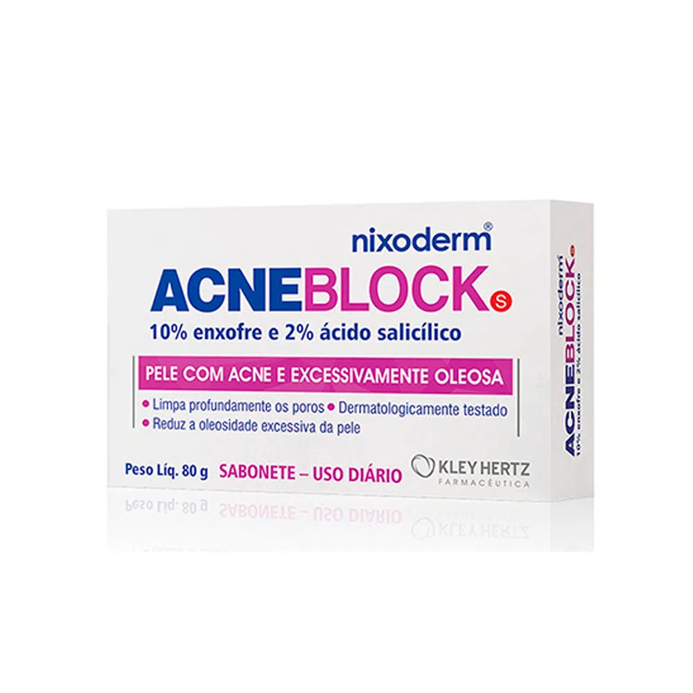 SAB. ACNEBLOCK PELE C/ACNE 80G