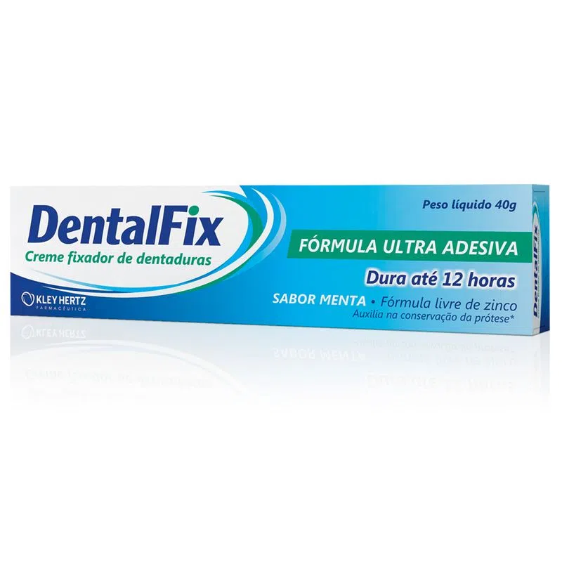DENTALFIX CR ADESIVO P/DENT. MENTA 40G