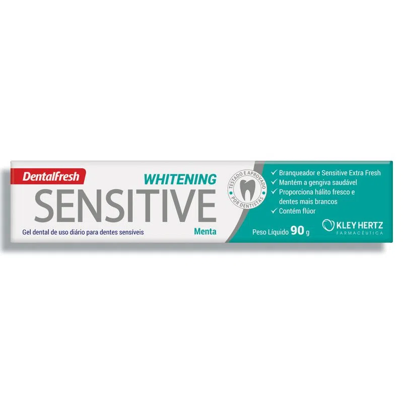 DENTALFRESH SENSIT. WHITENING MENTA 90G