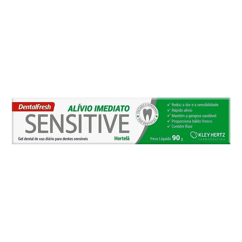 DENTALFRESH SENSITIVE HORTELA 90G