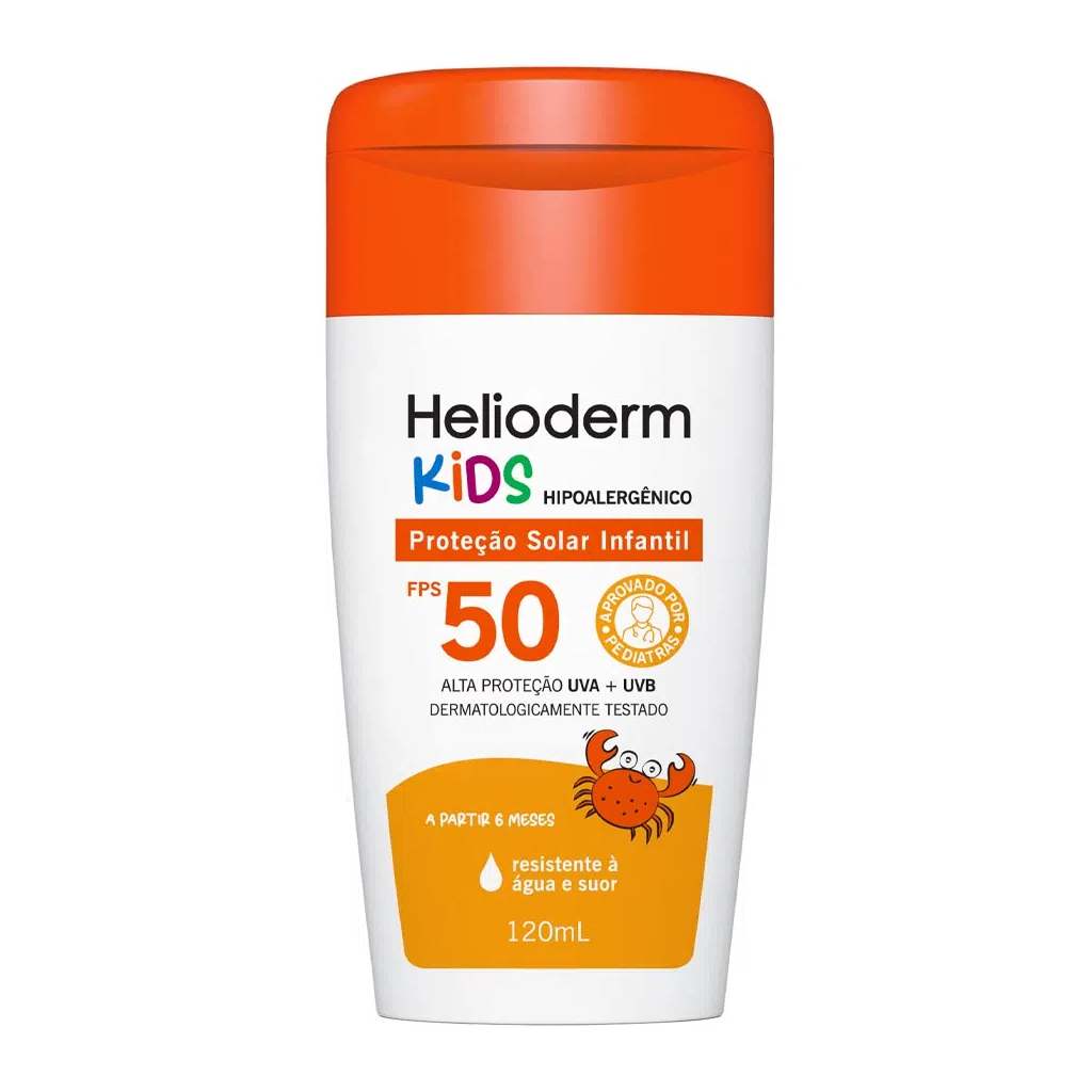 PROTETOR SOL HELIODERM KIDS FPS50 120ML