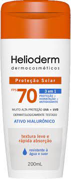 PROTETOR SOL. HELIODERM FPS70 200ML