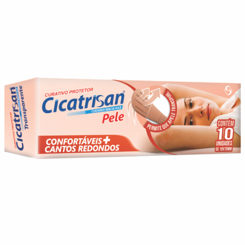 CURATIVO CICATRISAN PELE C/10 UN.