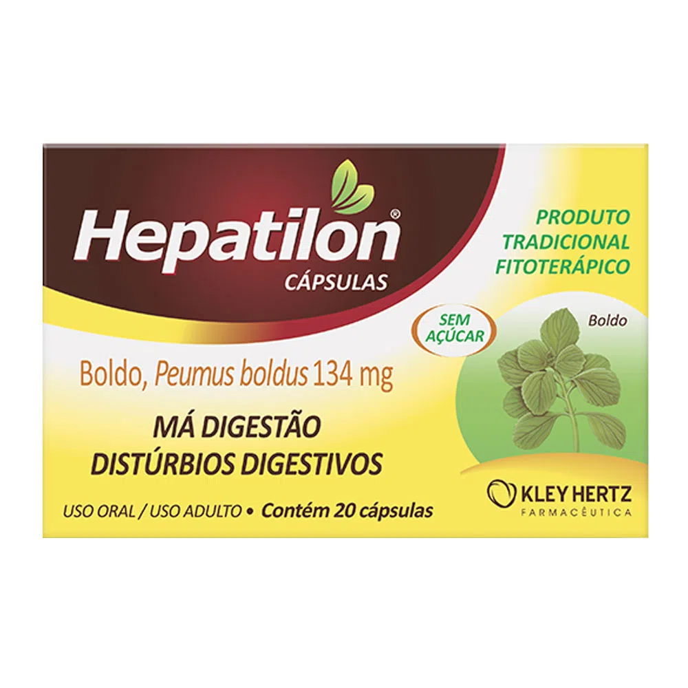 HEPATILON 134MG C/20 CAPS. BOLDO