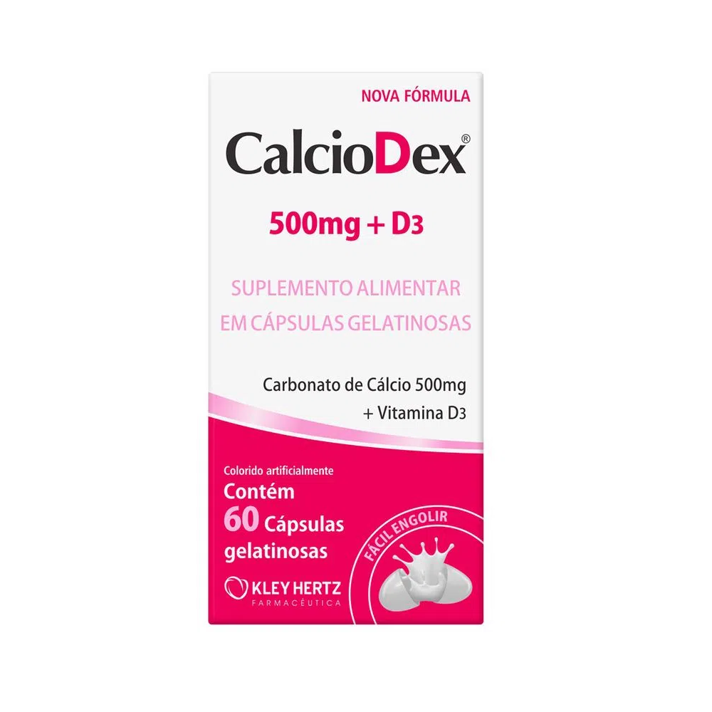 CALCIODEX 500MG+D3 C/60 CAPS. GEL.