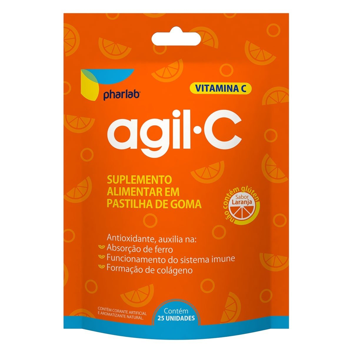AGIL C 45MG C/25 PASTILHAS DE GOMA