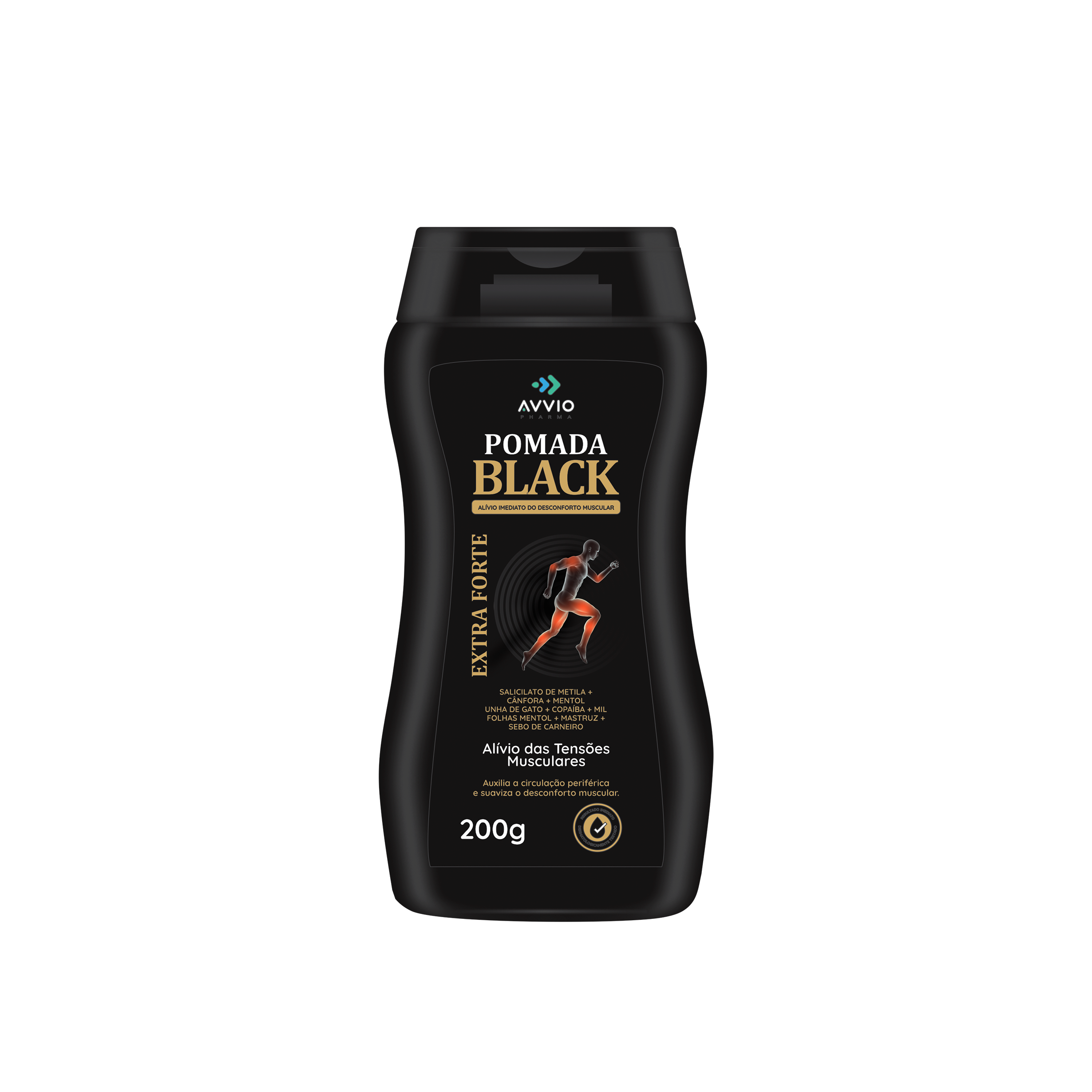 POMADA BLACK EXTRA FORTE 200G