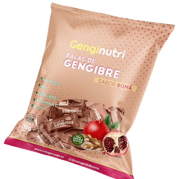 BALAS DE GENGIBRE C/10X10 SAC. ROMA