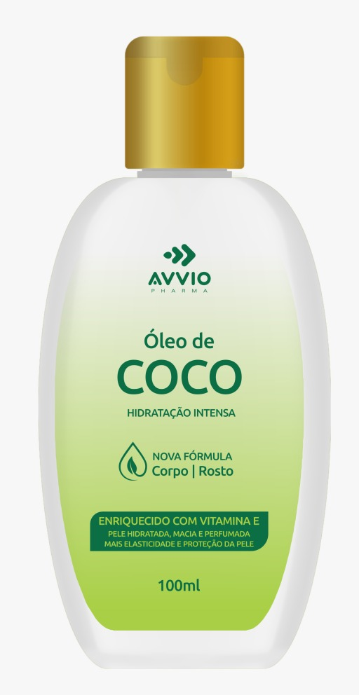 OLEO DE COCO C/VITAMINA E AVVIO 100ML