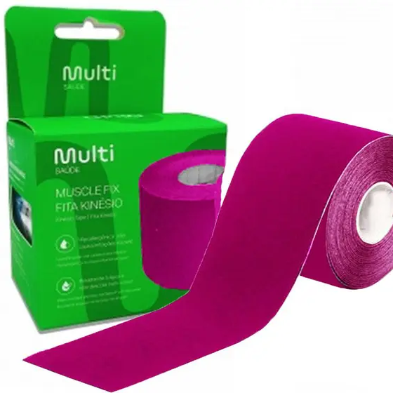 FITA ADESIVA KINESIO 5CMX5M ROSA