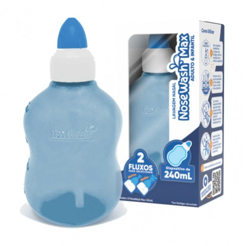 DISP. P/LAVAGEM NASAL 240ML MAX AD/INF.