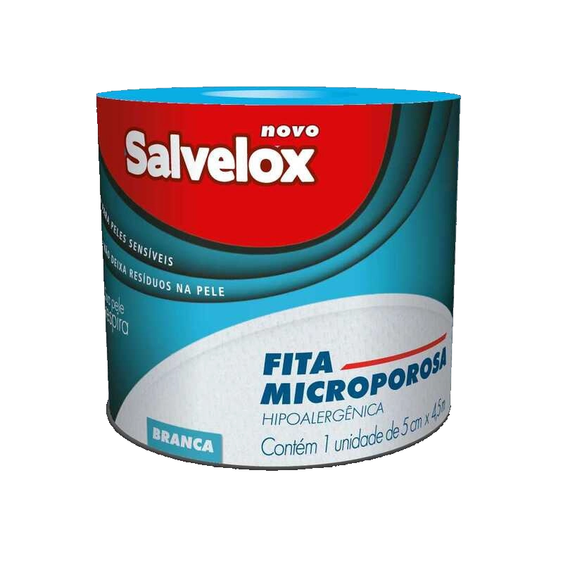 FITA MICROPOROSA 5CMX4,5M SALVELOX
