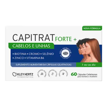 CAPITRAT CABELOS/UNHAS FORTE + C/60 CAPS