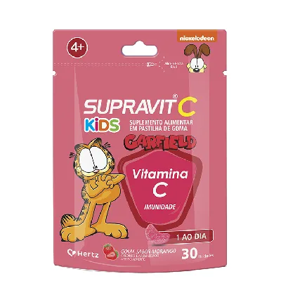 SUPRAVIT C KIDS GOMA C/30UND MORANGO