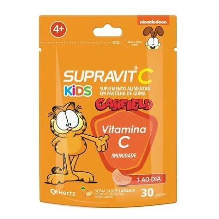SUPRAVIT C KIDS GOMA C/30UND LARANJA