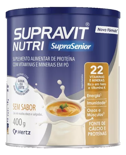 SUPRAVIT NUTRI SUPRASENIOR 400G S/SABOR