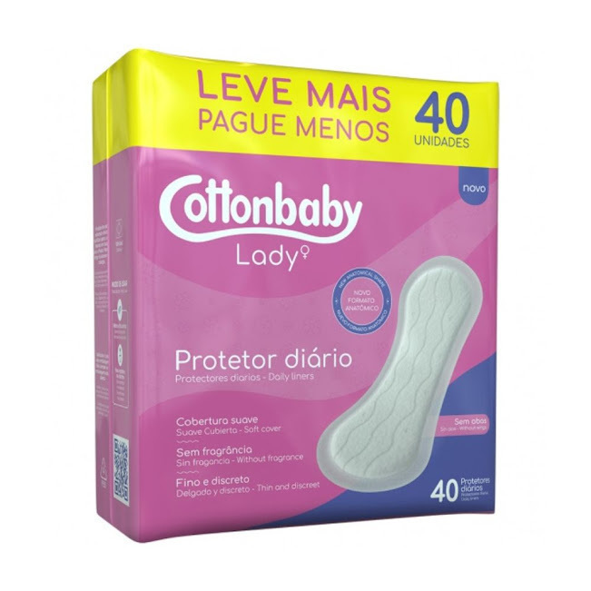 ABSORVENTE DIARIO SEM ABAS C/40 UND