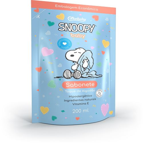 SAB. LIQ. REFIL ALGODAO SNOOPYBABY 200ML